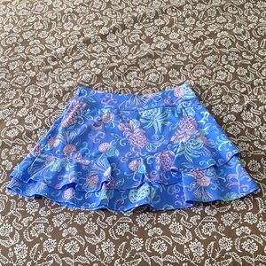 Lilly Pulitzer Ruffle Mini Skirt